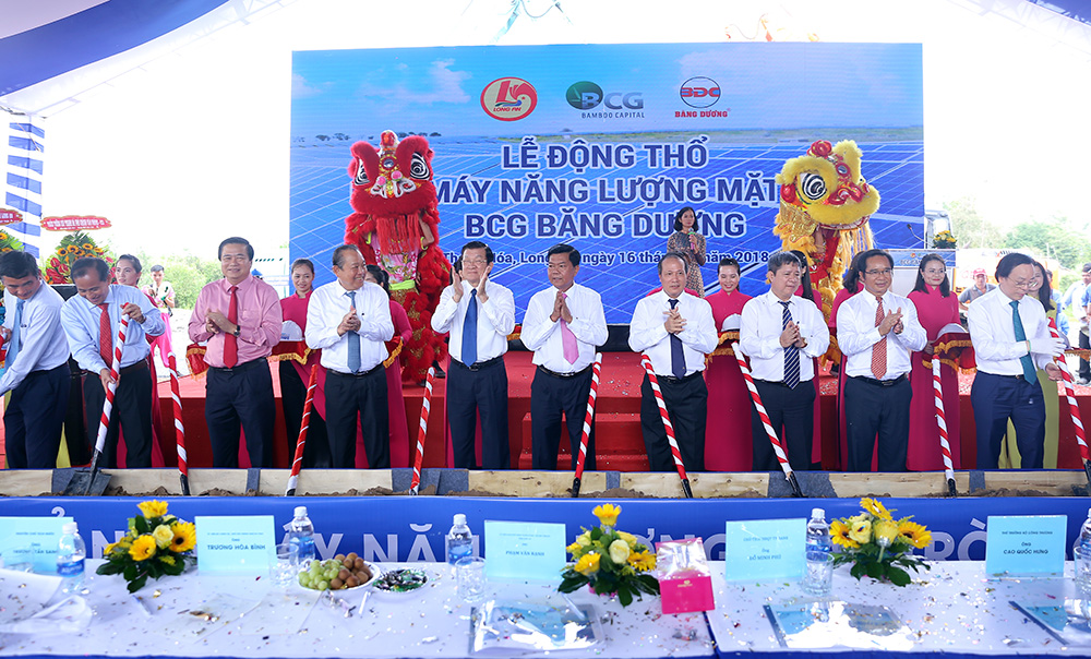 GROUNDBREAKING CEREMONY FOR THE FIRST SOLAR FARM IN LONG AN PROVINCE ...